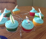 Surf's Up cupcakes!